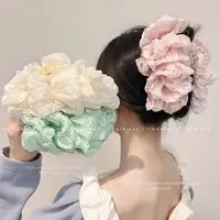 大号多层泡泡蝴蝶结抓夹女2025新款高级感发夹显发量鲨鱼夹子头饰