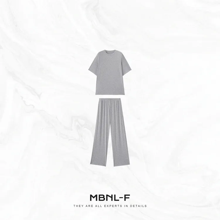 MBNL-F “遛弯套装” 天丝混纺松弛感舒适套装女 秦磊XM-XTZ2013