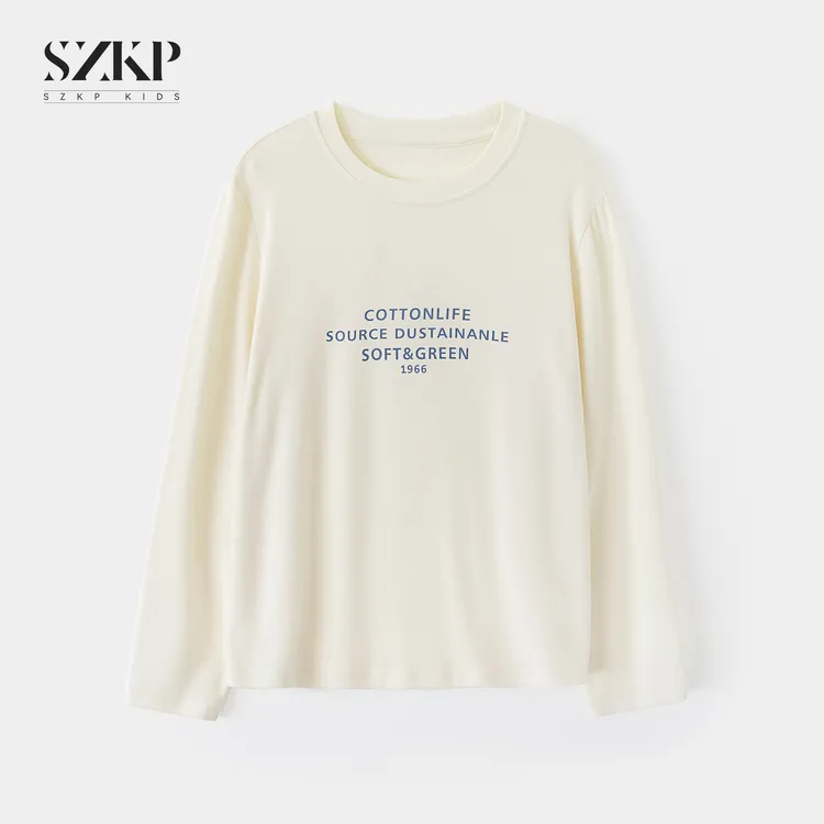 SZKP2025秋季新款女童装中大童儿童洋气时尚长袖T恤BGYQ552448