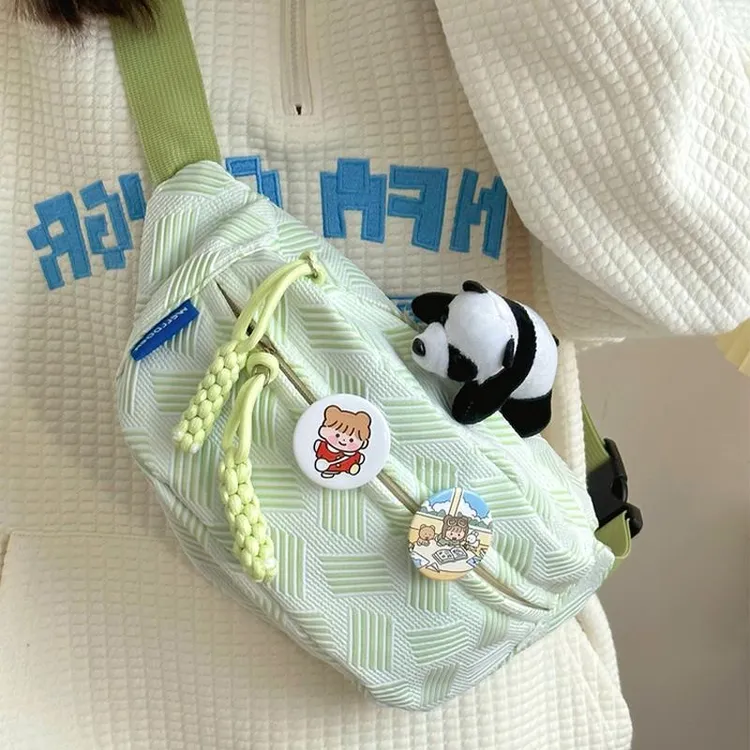 包包斜挎腰包小众百搭女生胸包两用2024新款夏季设计感高级潮时尚