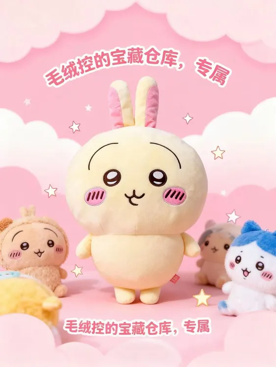 【大号乌萨奇玩偶】小八大号站姿公仔吉伊送女生礼物