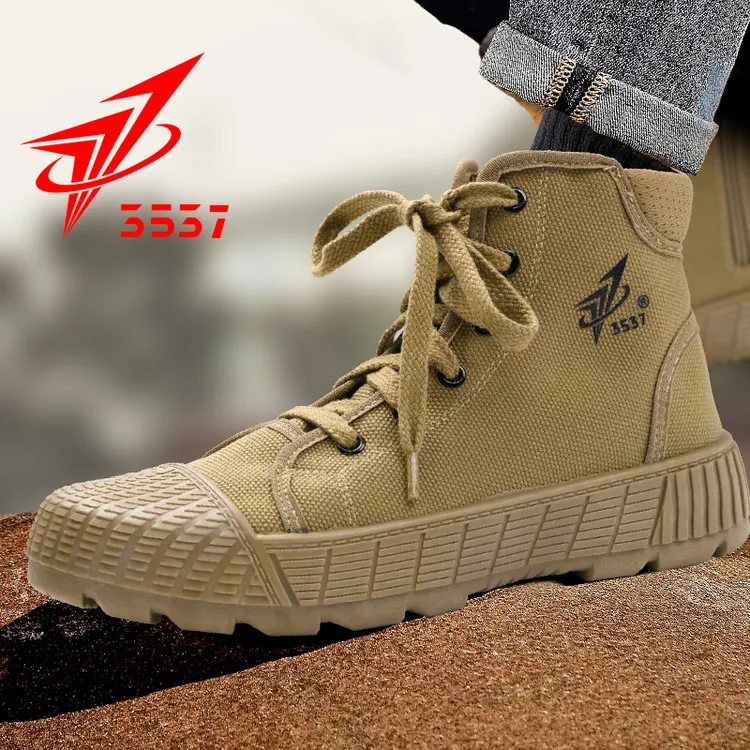 劳保鞋男鞋3537正品解放鞋马丁靴男款工装鞋高帮工地帆布工地休闲