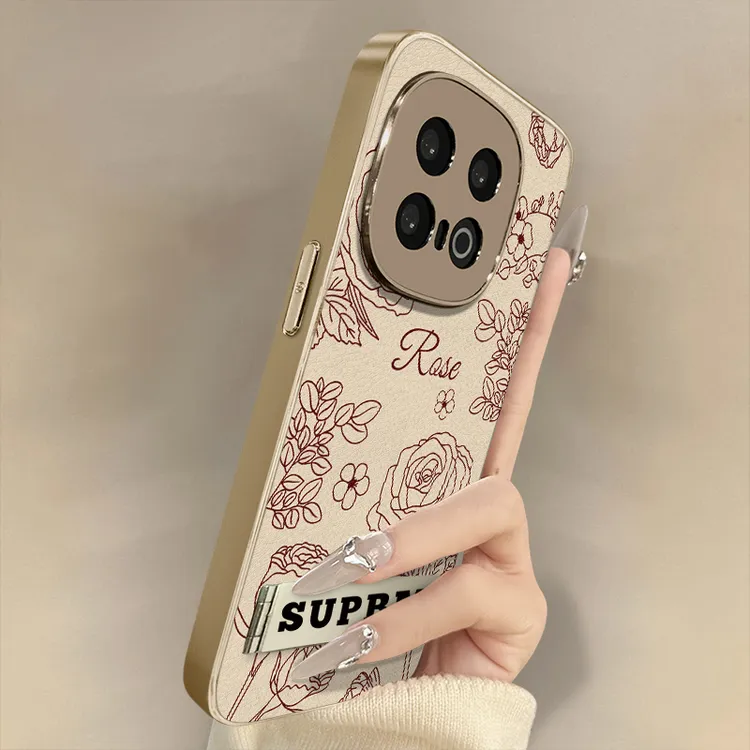蝴蝶玫瑰适用vivoiqoo13手机壳12新款11电镀10全包neo9防摔8小羊