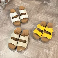 生巧吐司厚底勃肯拖鞋2025新款凉鞋