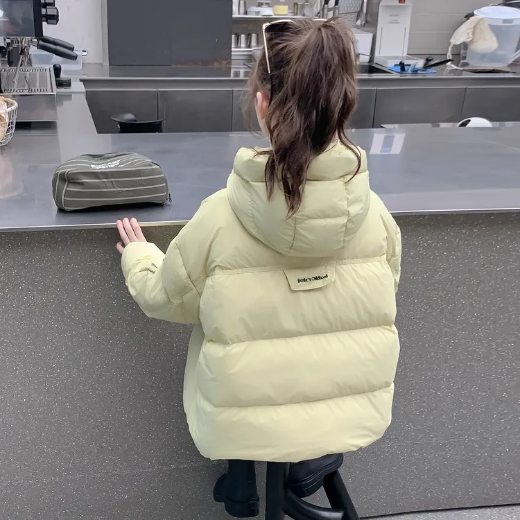 女童棉服2025新款冬装儿童网红洋气加厚羽绒棉衣外套女孩冬款棉袄