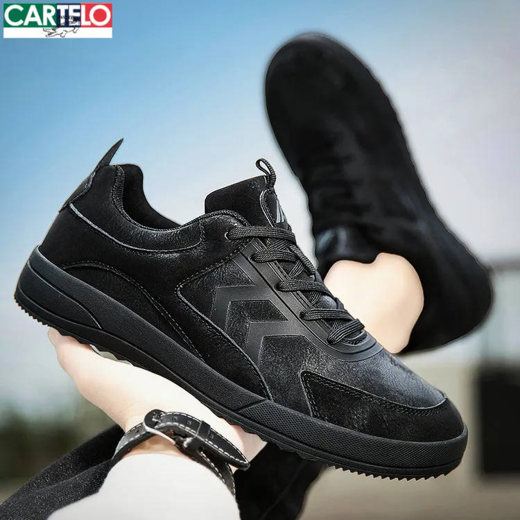 板鞋男鞋子男款宽头鞋秋冬季2025新款爆款工作轻便大码男士休闲鞋