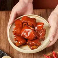 舌尖计划爆胶猪蹄香辣味500g/袋熟食卤味内含真空小包装分享装