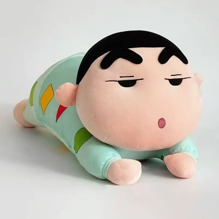 可爱蜡笔小新趴睡玩偶抱枕毛绒玩具适合睡觉抱可作生日礼物