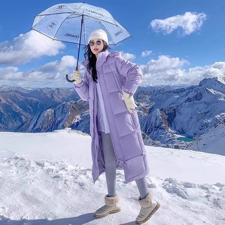 东北哈尔滨白鹅绒羽绒服男女款零下40度防寒保暖旅游装备2025新款