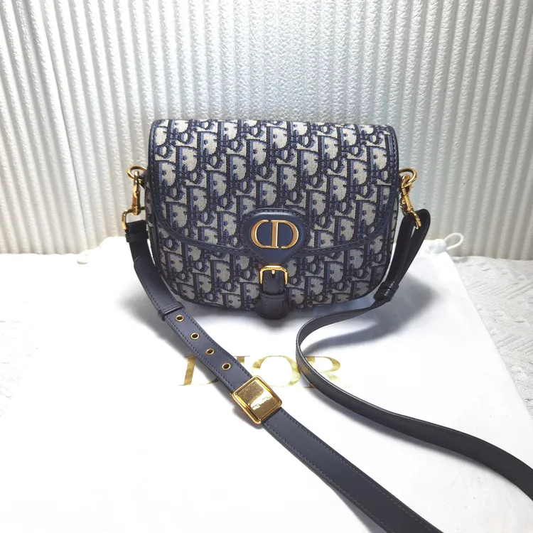 95新 DIOR/迪奥 Dior迪奥老花bobby马鞍包斜挎包