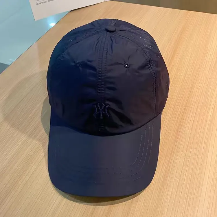 帽子男夏季轻薄透气棒球帽字母刺绣户外速干帽跑步运动遮阳鸭舌帽