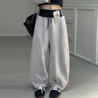 【立体加绒】2025男女童加绒时尚冬季简约百搭防寒宽松卫裤上学神裤