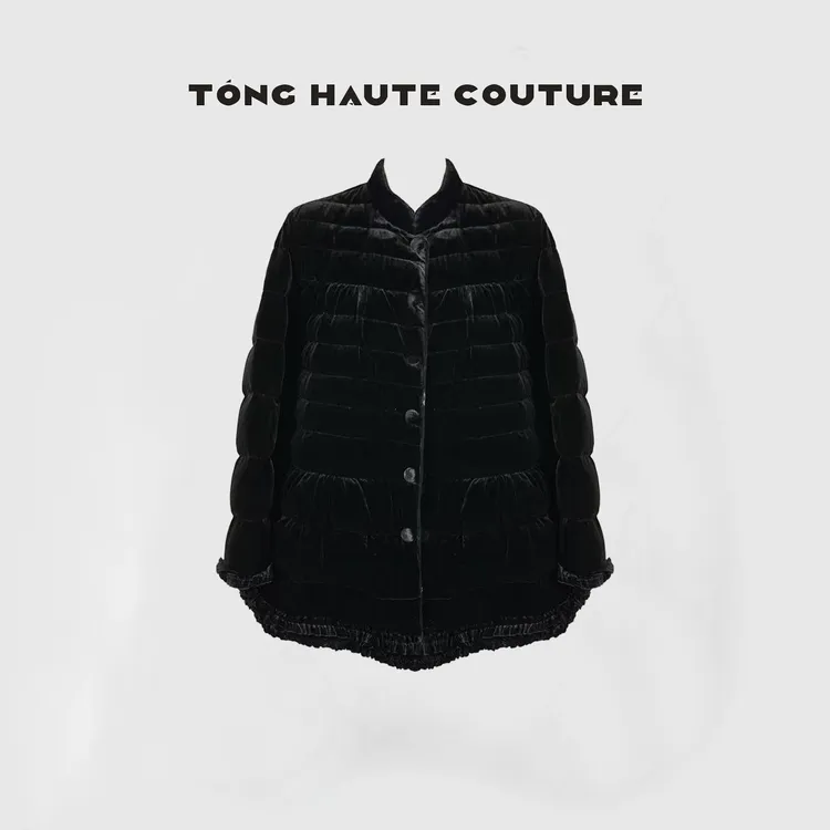 【初念】冬季新款100桑蚕丝设计师款百搭时尚鹅绒服 YW639