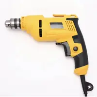 黄色电钻钻孔维修工具