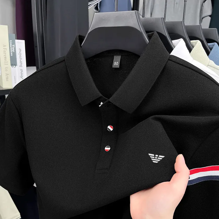 GABBANIE中年男士休闲纯棉短袖POLO衫夏季舒适透气上衣T恤衫25827