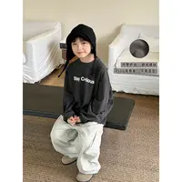 【现货】【350g磨毛加厚T】略略童装儿童长袖保暖秋冬T恤254TX6707