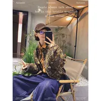【骆小姐私服】高端复古短外套2025秋冬新款时尚卡通人物休闲外套