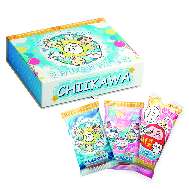 【喵玖宠粉CC】呆胶不《Chiikawa吉伊卡哇》夏日协奏曲卡牌盲盒二创