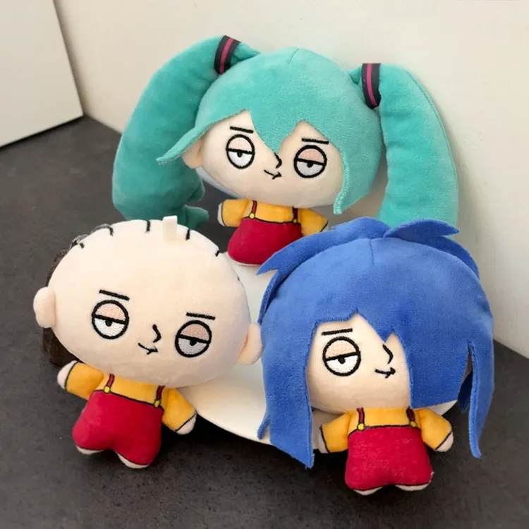 新品搞怪之家邪恶饺子抽象小饺10cm印花棉花娃娃动物周边毛绒玩偶