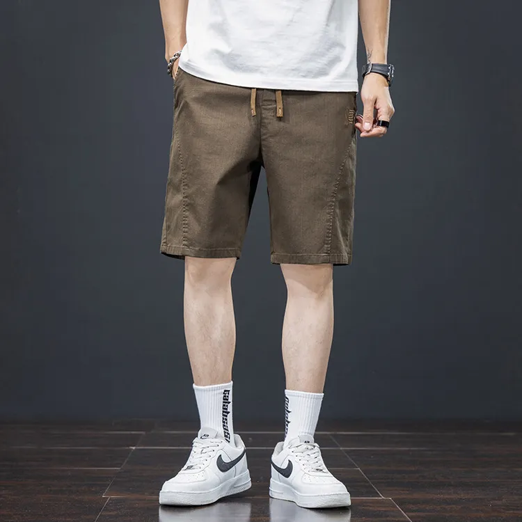 稻草人短裤男款夏季五分裤新款运动休闲裤中青年冰丝时尚速干5