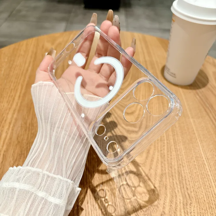透明磁吸适用苹果17promax手机壳iphone17/16简约超薄15pro高级感
