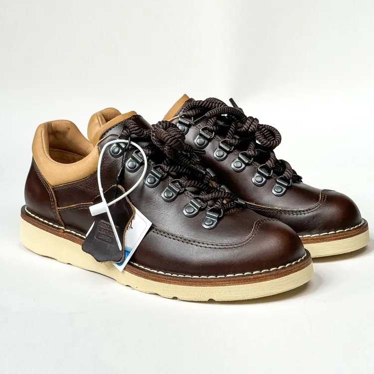 远山大叔YSDS-71000通勤轻工装男士男款复古外翻真皮百搭厚底休闲