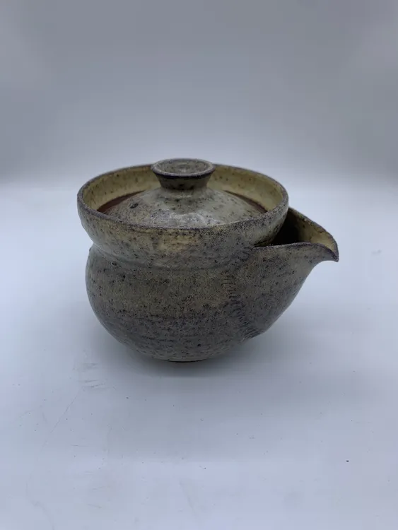 手工创意手绘窑变宝瓶壶复古粗陶茶壶陶瓷日式茶具手抓壶纯手工