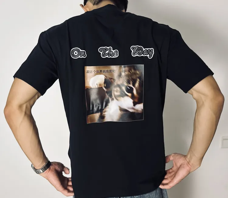 100%纯棉280g重磅短袖t恤 极简风 ins风 男女同款宽松型短袖