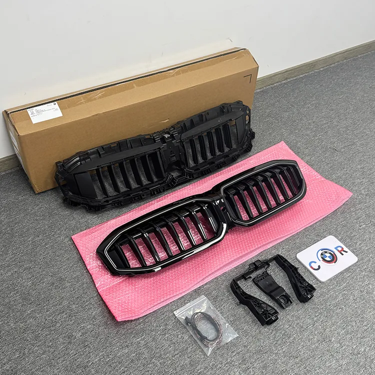 适用23-25款宝马新3系发光中网顶配同款单杆中网改装升级原配件