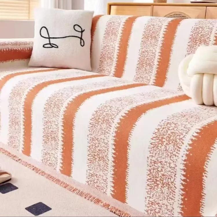 繁星雪尼尔防滑现代简约四季通用沙发巾一片式沙发垫盖布沙发盖布