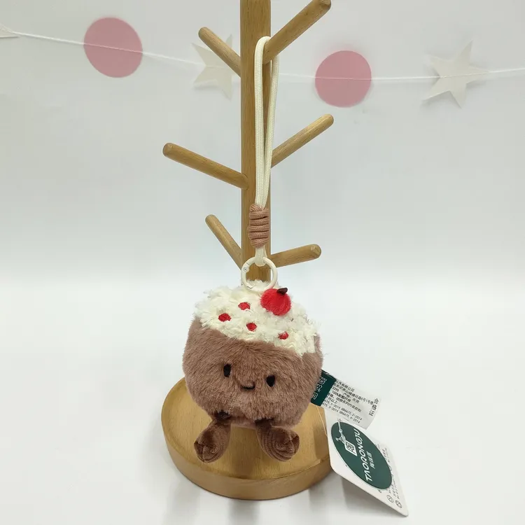 【陶绒居自选挂件约10cm】趣味甜品水果系列可爱毛绒公仔