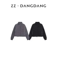 ZZ·DANGDANG秋冬立领90鹅绒抓绒轻便羽绒服保暖防风松弛24825184