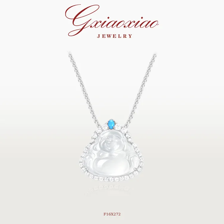 G XIAOXIAO 项链 【限定】中式轻奢气质高级感佛公项链 F16X272