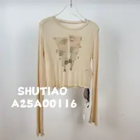 【SHUTIAO】2024秋冬：新款小众设计款T恤A25A00116