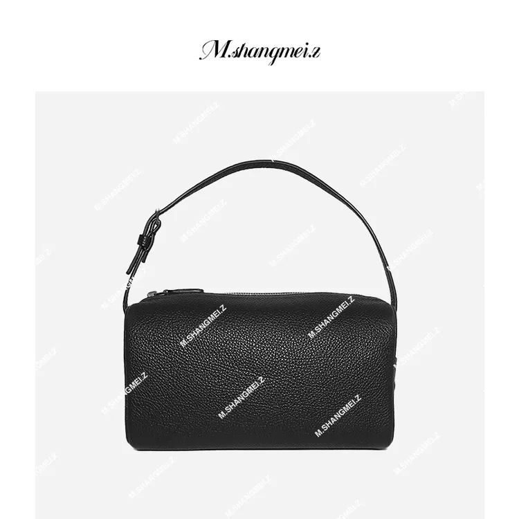 M.SHANGMEI.Z/沐熙美大哥气质潮流轻奢真皮质感手拿包包F04274