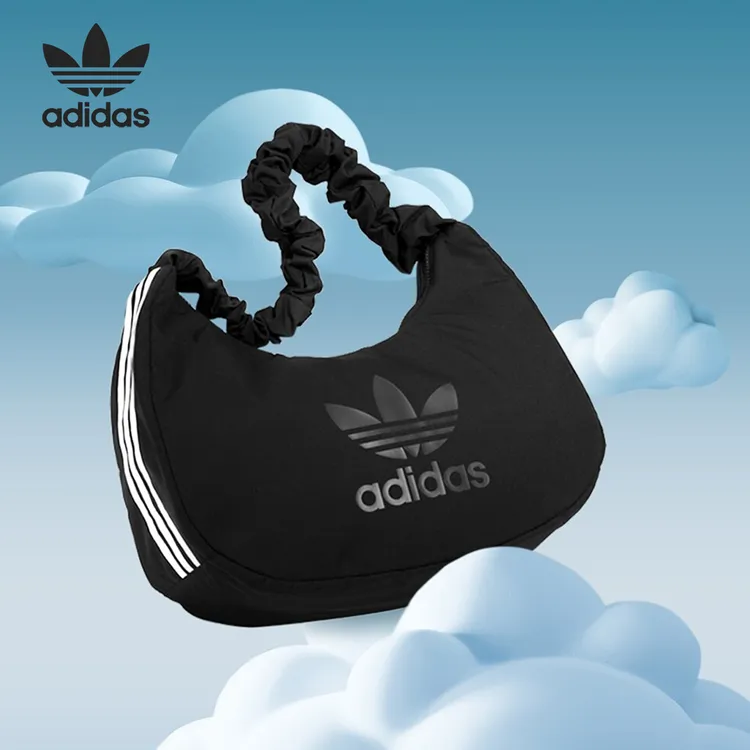 【宋雨琦同款】Adidas/阿迪达斯三叶草女子手提包云朵包JP0145
