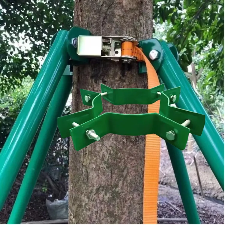 钢管树木支撑架绑带固定器园林防风大树支撑杆绿化苗木支架树撑护