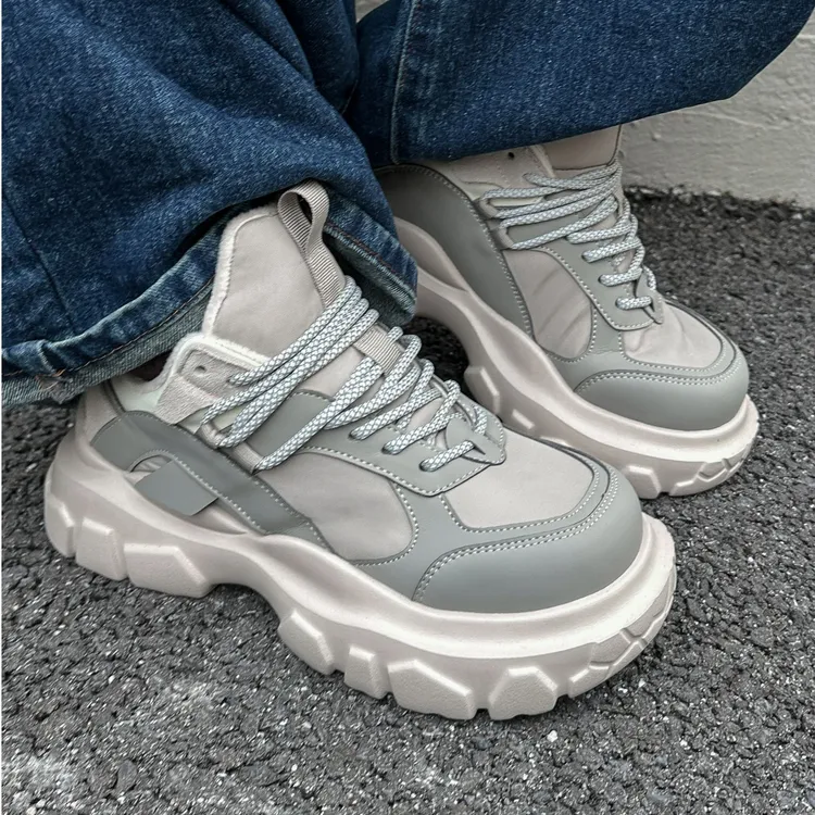 G715-1 SGIRL TWTW新款秋冬加绒厚底增高保暖运动休闲鞋女百搭鞋