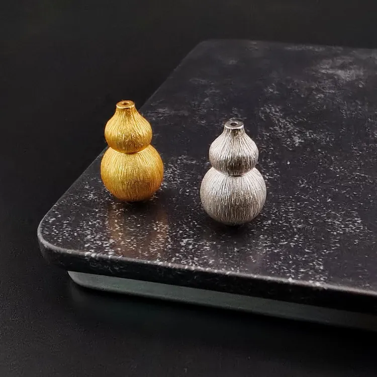 【洛一银饰】【925银】银饰葫芦福禄双全螺丝扣配件配饰