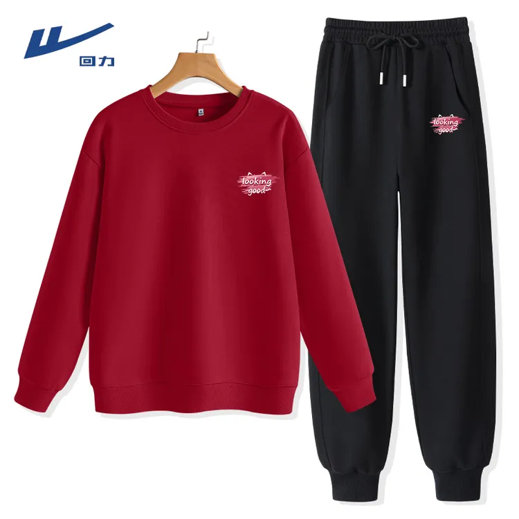 回力洋气休闲装2025新款爆款时尚休闲潮流百搭宽松设计感小众套装