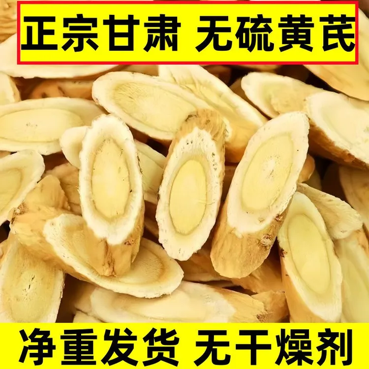 甘肃岷县深山采挖老中药材黄芪十五年左右普选片（大片）