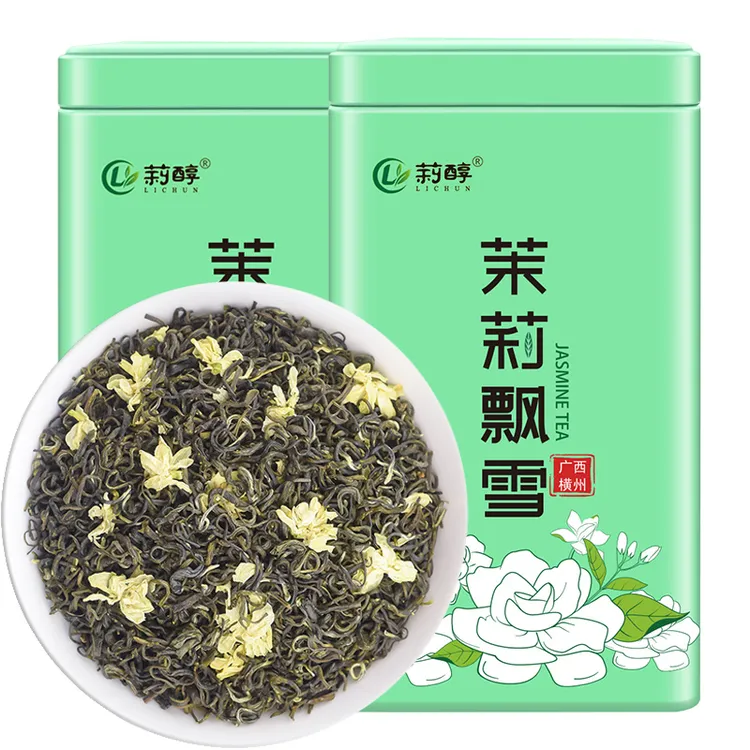 茉莉花茶2025新茶袋装浓香型耐泡正宗广西横县茉莉飘雪花毛峰茶叶