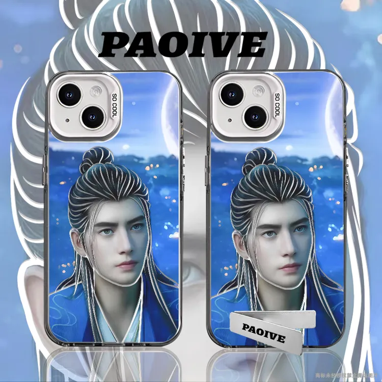 韩立适用苹果华为vivoiPhone小米三星防摔彩银手机壳