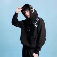 WHOOSIS（不知其名）竹雀系列绣花帽衫美式休闲潮流春秋男女中国风