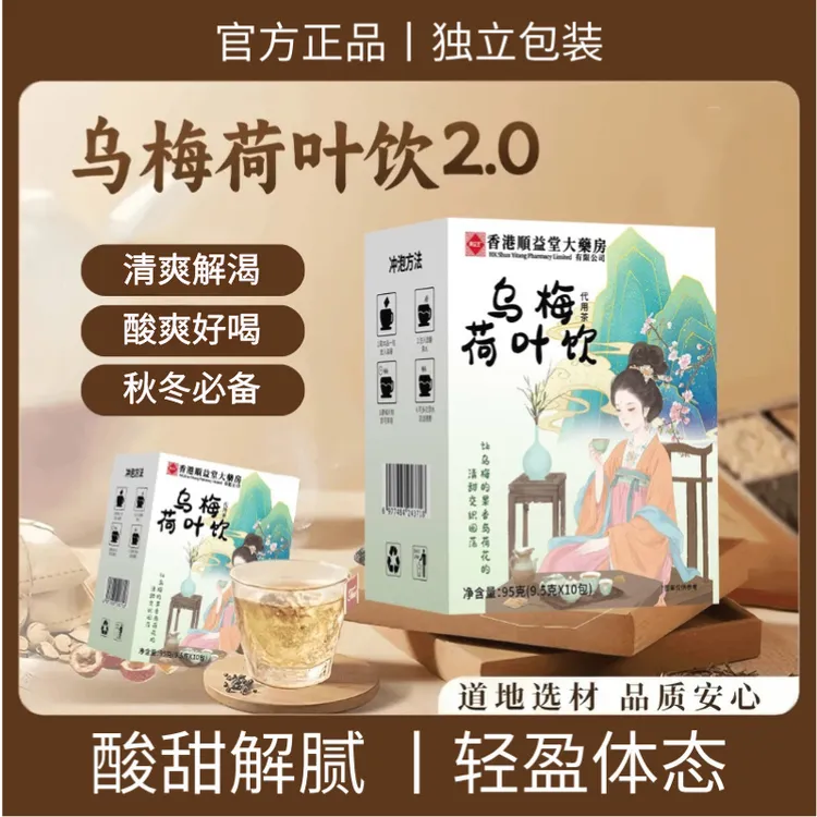 【秋日必备】乌梅汤2.0升级乌梅荷叶饮独立茶包山楂陈皮酸甜清爽