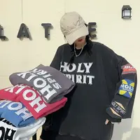 帽之都字母宽松长袖8987