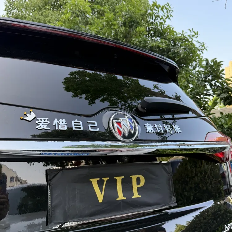 别克所有车型小姐姐别克制自己爱惜自己别克意讨好谁3D立体车贴