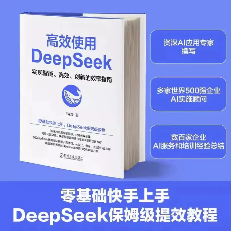 高效使用DeepSeek 卢森煌 DeepSeek保姆级教程零基础轻松掌握