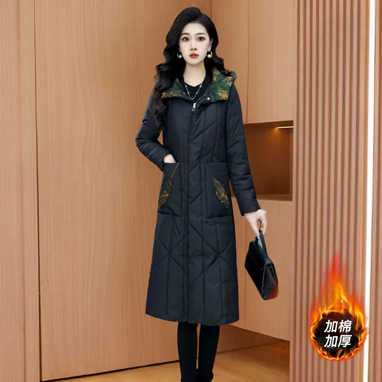 品牌贵夫人时尚韩版中长款外套2025秋冬新款减龄收腰气质爆款大衣