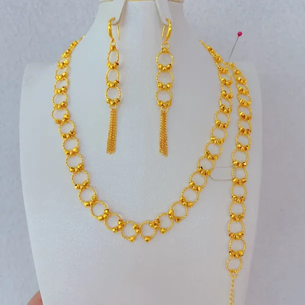 钛钢项链 320时尚新款休闲百搭耳环项链手链女款手工精美